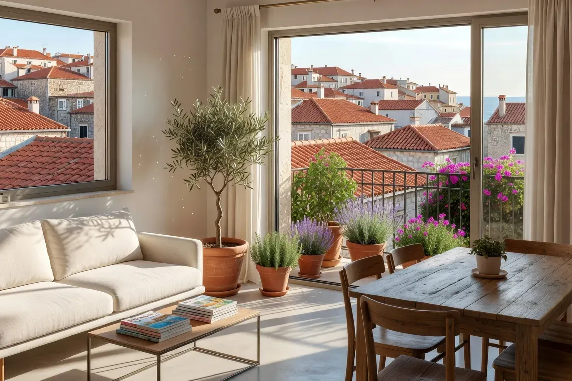 Appartement de location à Split avec vue sur la vieille ville dalmate