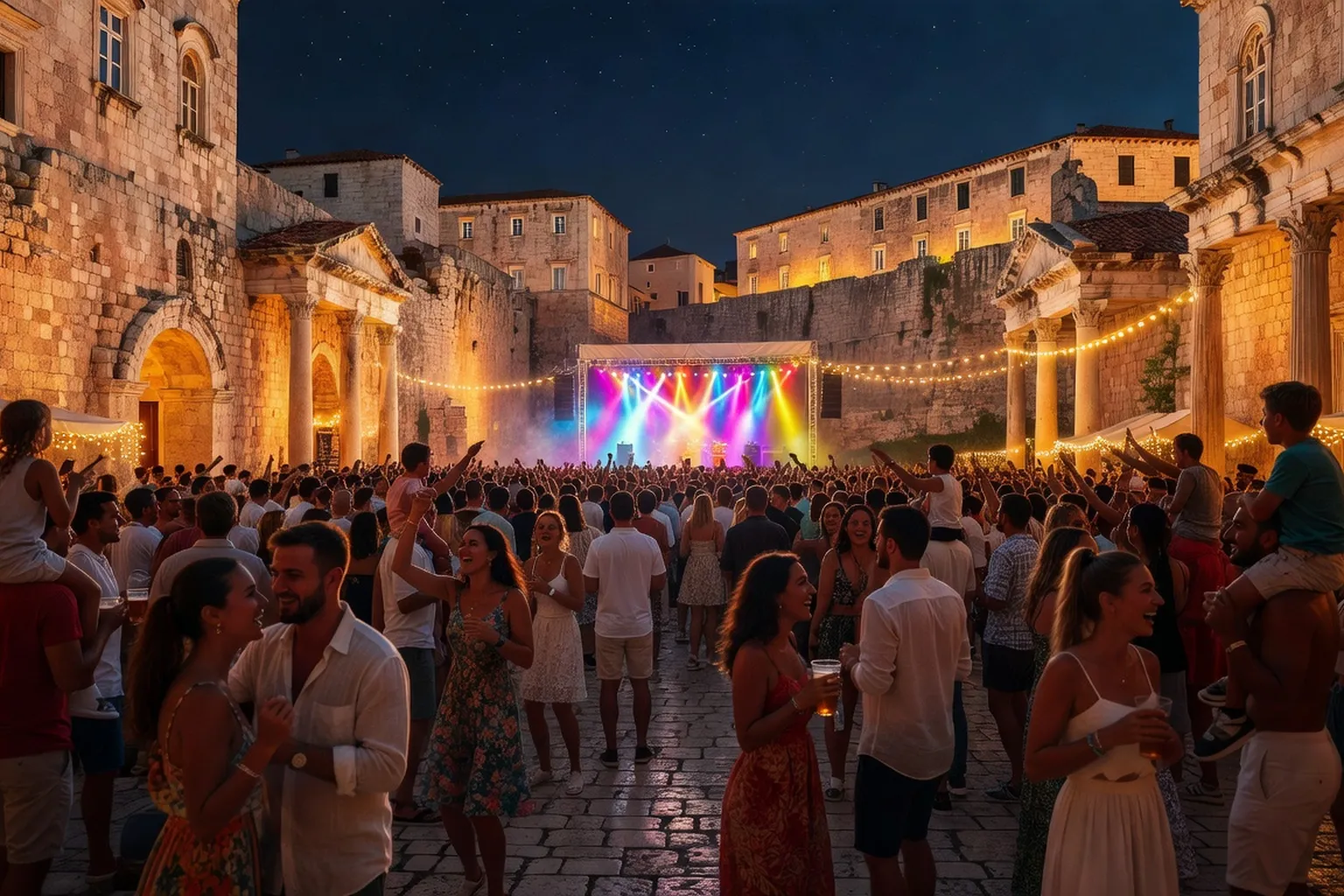 Festival Split nuit ete