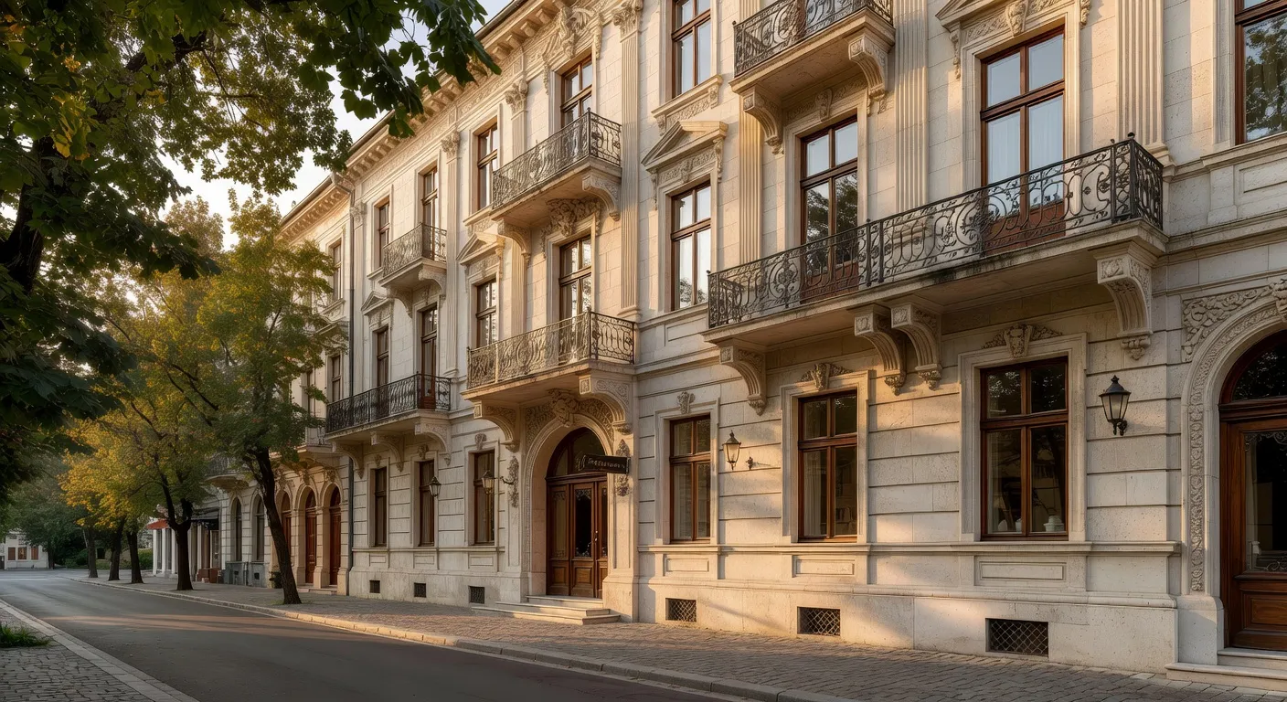 Boutique-hotel zagrebois avec architecture austro-hongroise et facade renovee