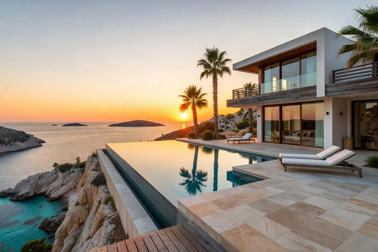 Villa de luxe en Dalmatie avec vue mer