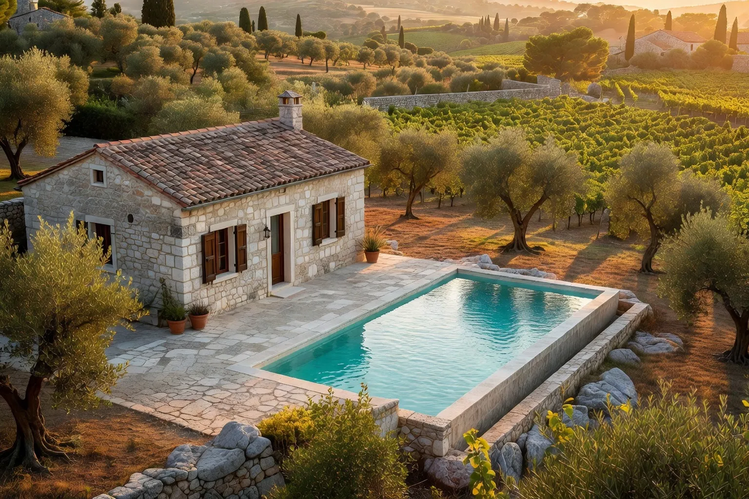 Villa avec piscine privee en Istrie