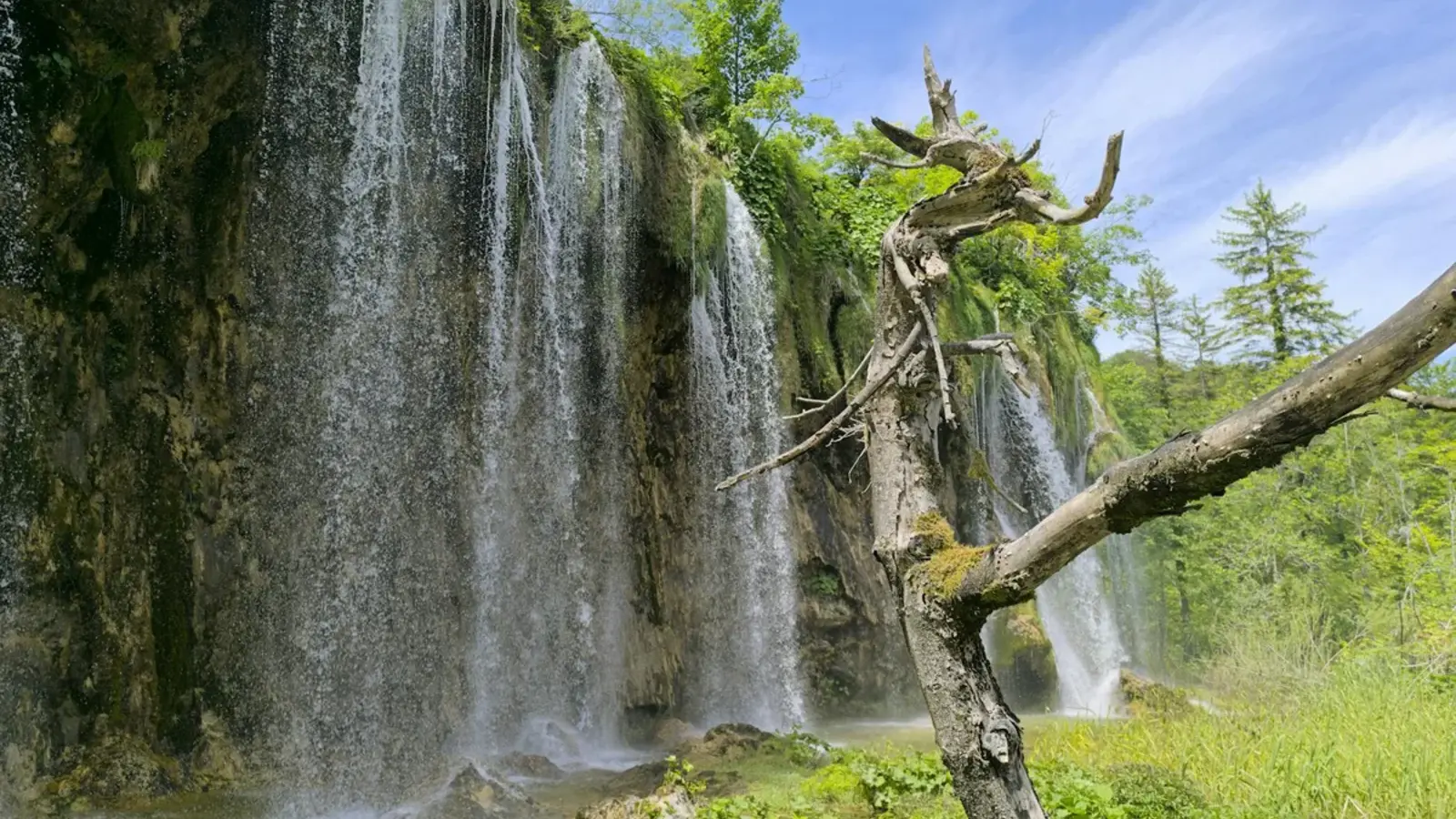Cascades des lacs de Plitvice en Croatie