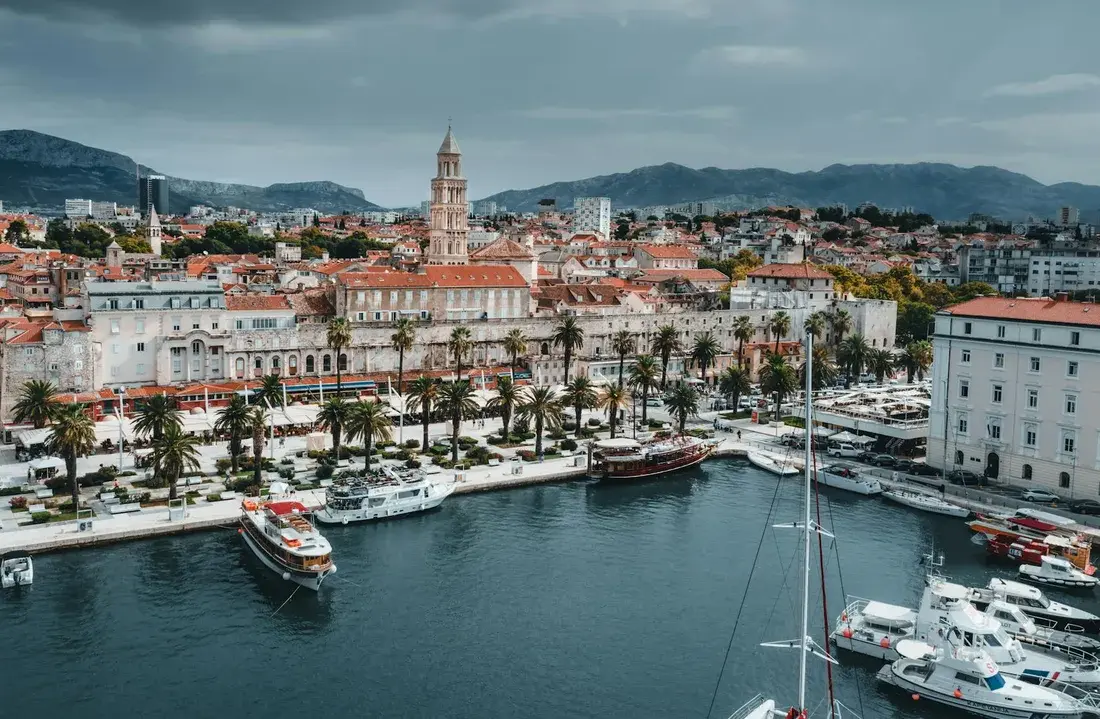 Vue sur Split depuis la colline Marjan